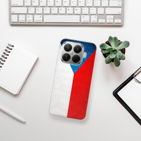 Silikonový kryt iSaprio - Xiaomi 15T Pro - česká vlajka