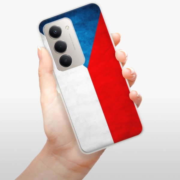 Silikonový kryt iSaprio - Xiaomi Redmi 15 - česká vlajka