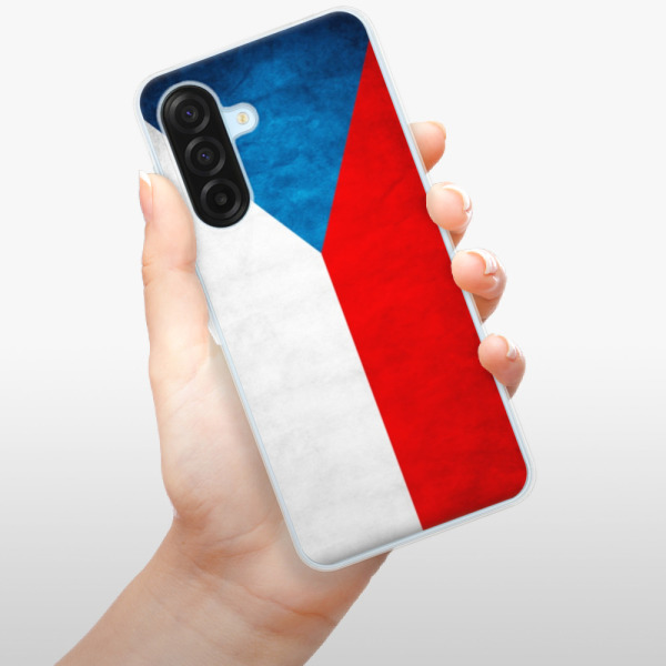 Silikonový kryt iSaprio - Samsung Galaxy A17 / A17 5G - česká vlajka