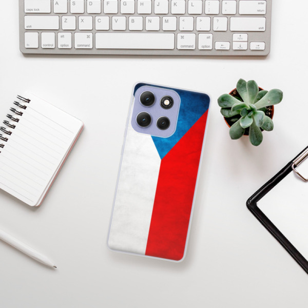 Silikonový kryt iSaprio - Motorola Moto G86 5G - česká vlajka