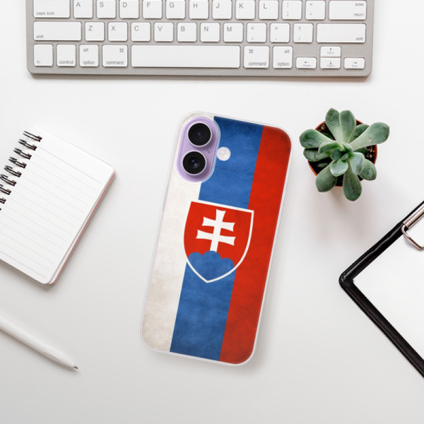 Silikonový kryt iSaprio - Apple iPhone 17 - vlajka Slovensko