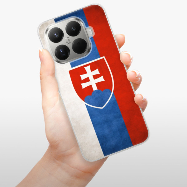Silikonový kryt iSaprio - Xiaomi 15T Pro - vlajka Slovensko