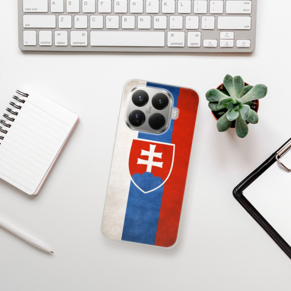Silikonový kryt iSaprio - Xiaomi 15T Pro - vlajka Slovensko