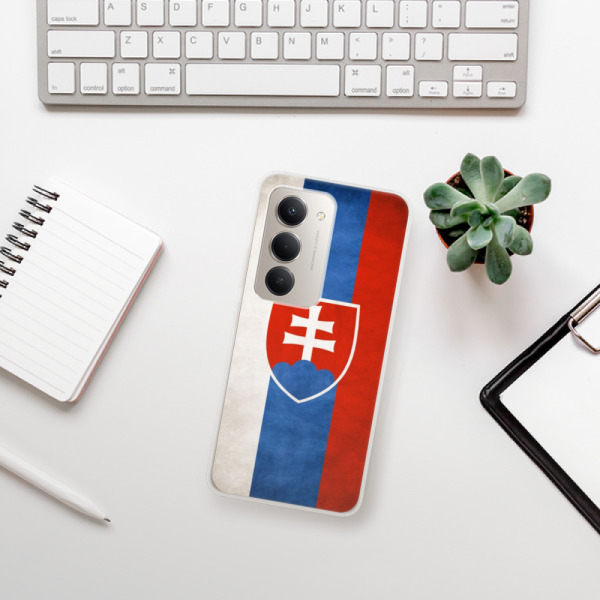 Silikonový kryt iSaprio - Xiaomi Redmi 15 - vlajka Slovensko