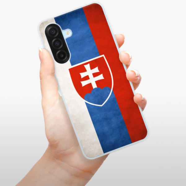 Silikonový kryt iSaprio - Samsung Galaxy A17 / A17 5G - vlajka Slovensko