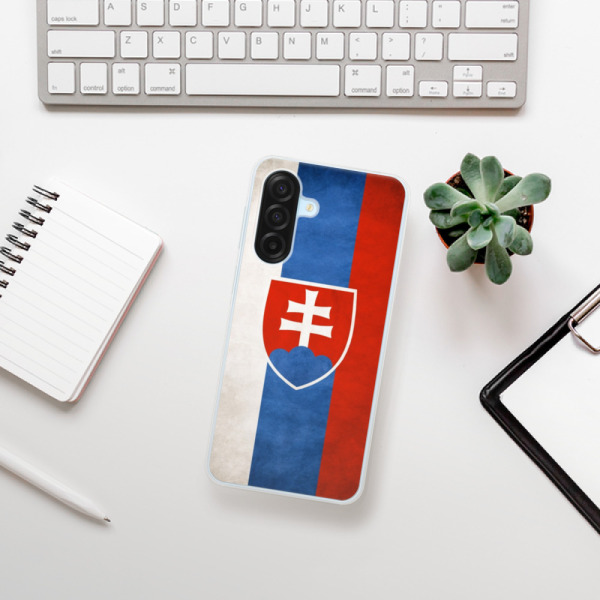 Silikonový kryt iSaprio - Samsung Galaxy A17 / A17 5G - vlajka Slovensko
