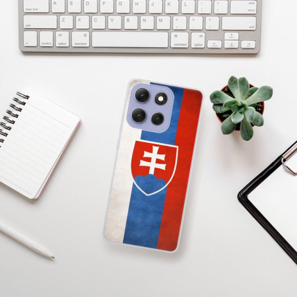 Silikonový kryt iSaprio - Motorola Moto G86 5G - vlajka Slovensko