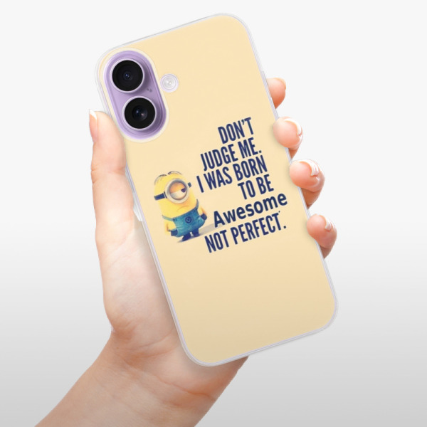 Silikonový kryt iSaprio - Apple iPhone 17 - Be Awesome Mimoň