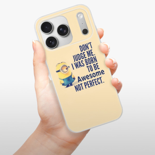 Silikonový kryt iSaprio - Apple iPhone 17 Pro - Be Awesome Mimoň
