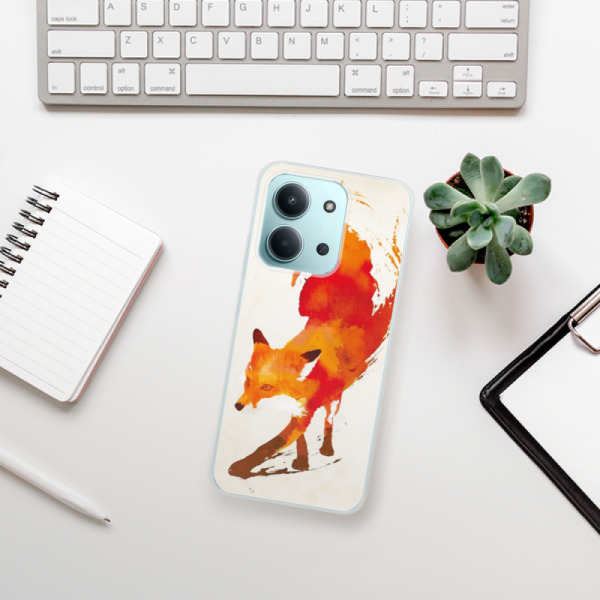 Silikonový kryt iSaprio - Xiaomi Redmi 15C - Fast Fox