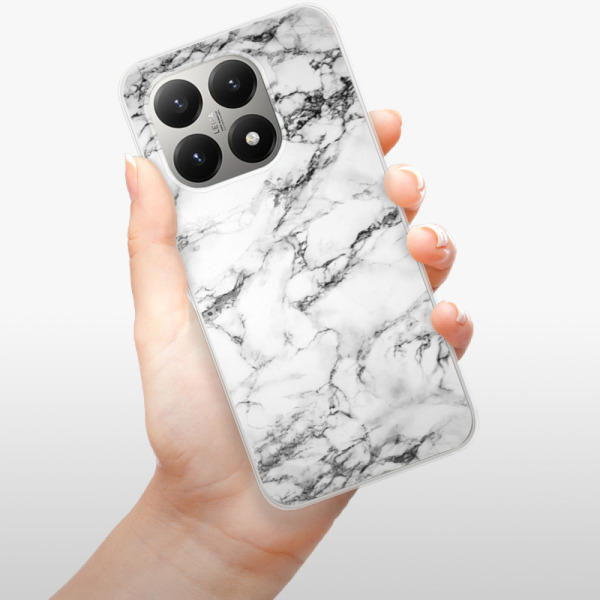 Silikonový kryt iSaprio - Xiaomi 15T - Bílý mramor 01