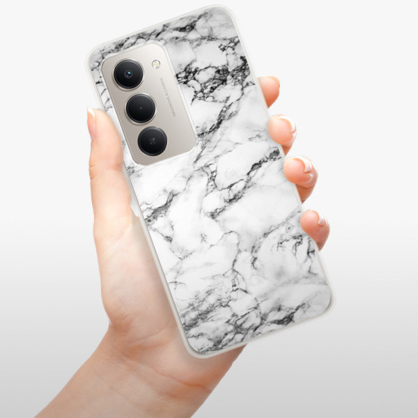 Silikonový kryt iSaprio - Xiaomi Redmi 15 - Bílý mramor 01