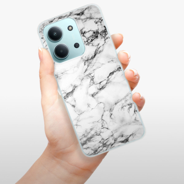 Silikonový kryt iSaprio - Xiaomi Redmi 15C - Bílý mramor 01