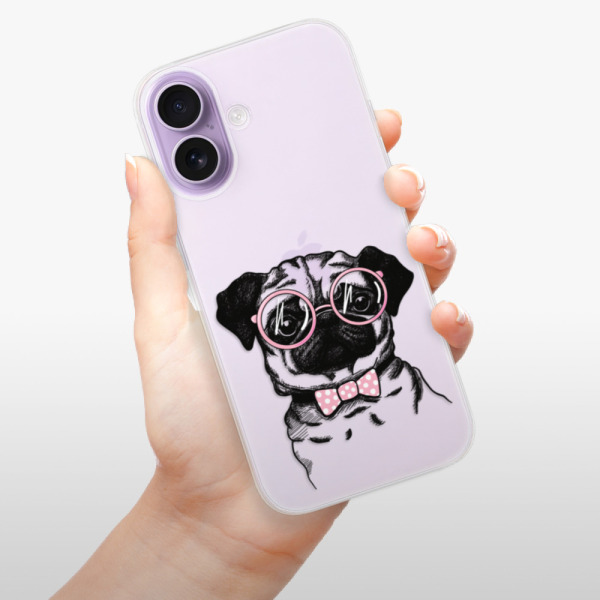 Silikonový kryt iSaprio - Apple iPhone 17 - Mops