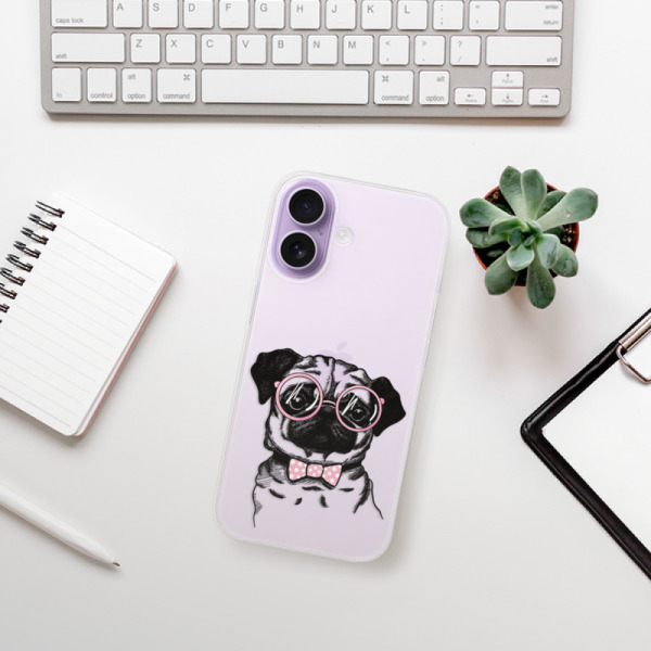 Silikonový kryt iSaprio - Apple iPhone 17 - Mops