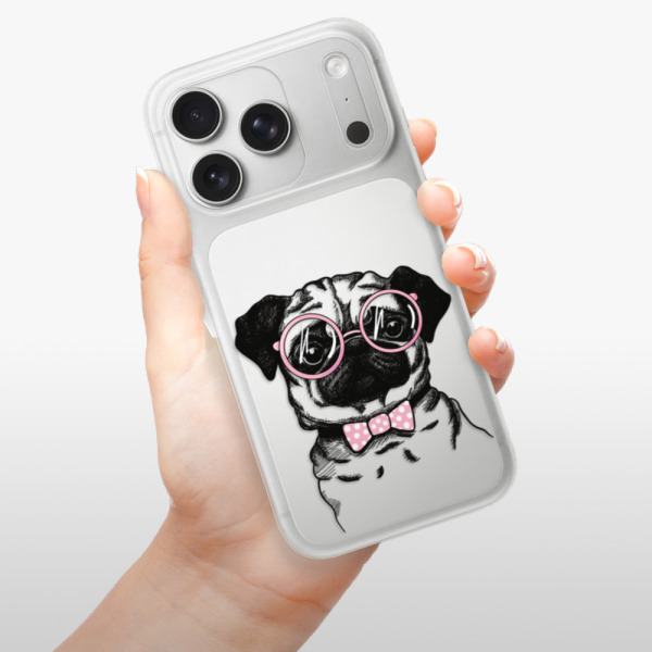 Silikonový kryt iSaprio - Apple iPhone 17 Pro - Mops