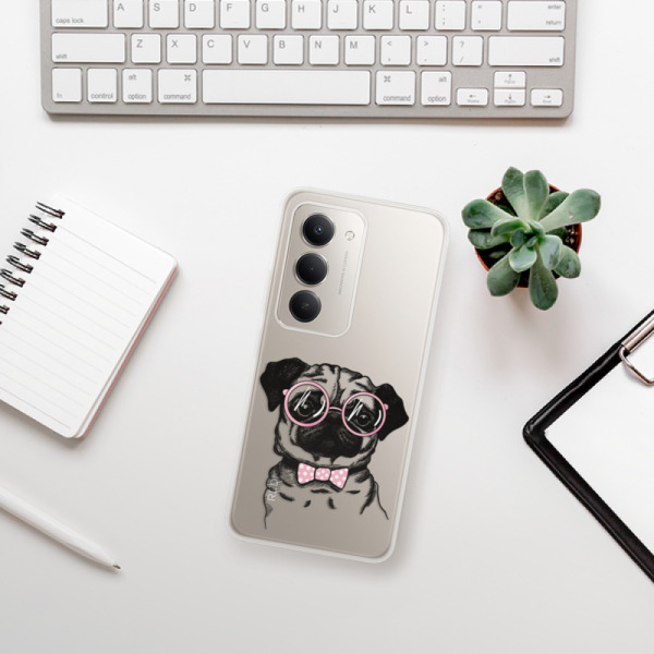 Silikonový kryt iSaprio - Xiaomi Redmi 15 - Mops