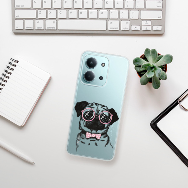 Silikonový kryt iSaprio - Xiaomi Redmi 15C - Mops