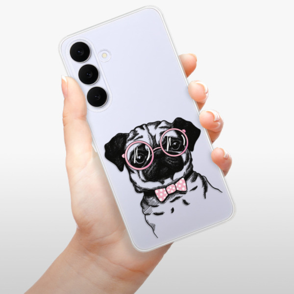 Silikonový kryt iSaprio - Samsung Galaxy S25 FE - Mops