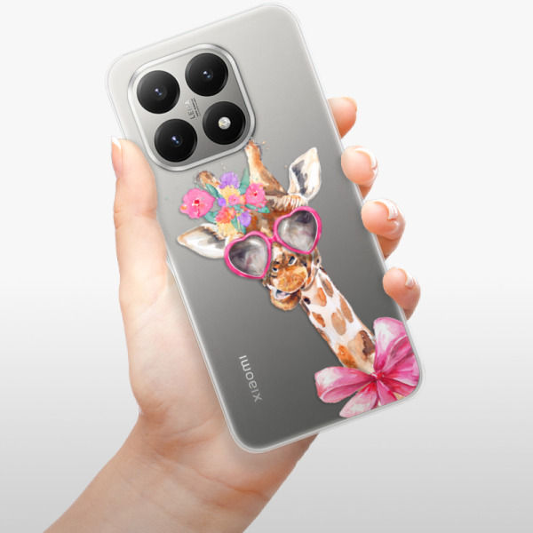 Silikonový kryt iSaprio - Xiaomi 15T - Lady Giraffe