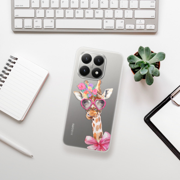 Silikonový kryt iSaprio - Xiaomi 15T - Lady Giraffe