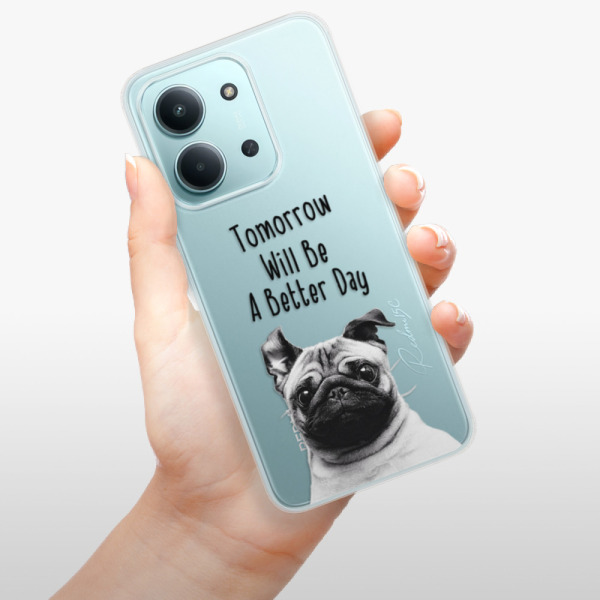 Silikonový kryt iSaprio - Xiaomi Redmi 15C - Better Day Mopsík