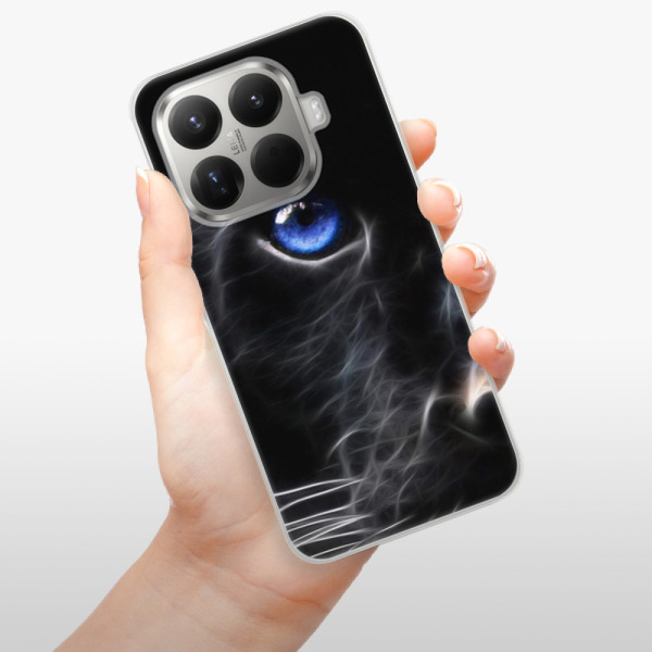 Silikonový kryt iSaprio - Xiaomi 15T Pro - Black Puma