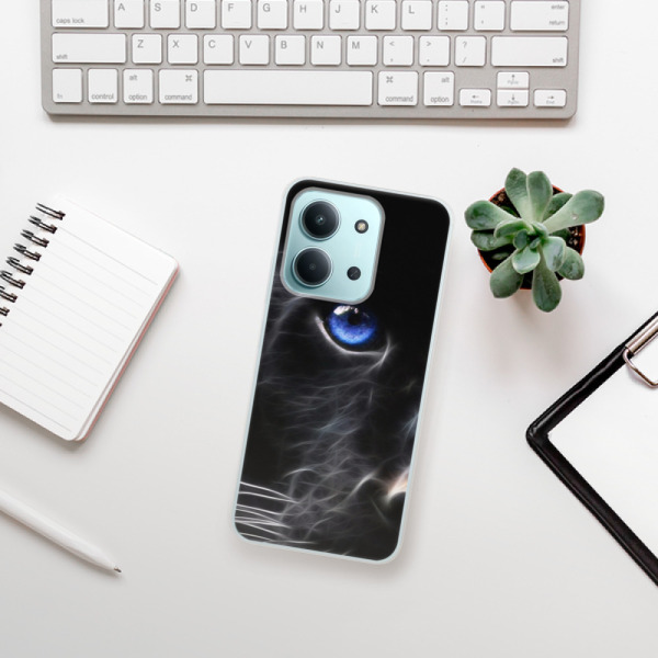 Silikonový kryt iSaprio - Xiaomi Redmi 15C - Black Puma