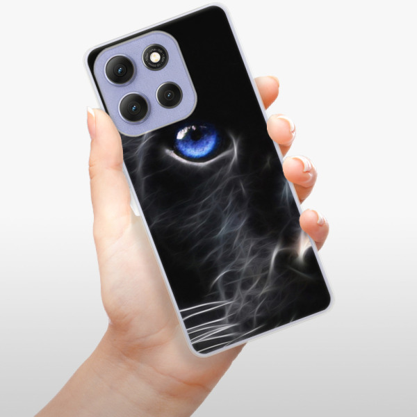 Silikonový kryt iSaprio - Motorola Moto G86 5G - Black Puma