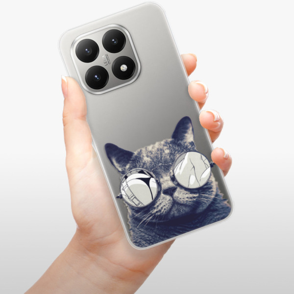 Silikonový kryt iSaprio - Xiaomi 15T - Crazy Cat 01