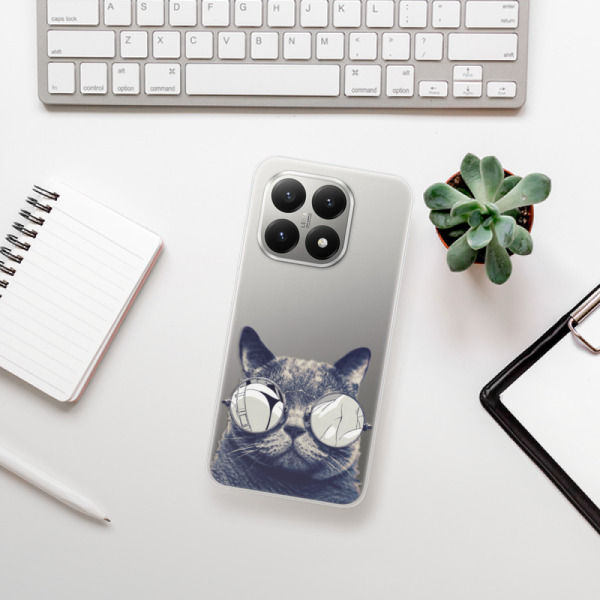 Silikonový kryt iSaprio - Xiaomi 15T - Crazy Cat 01