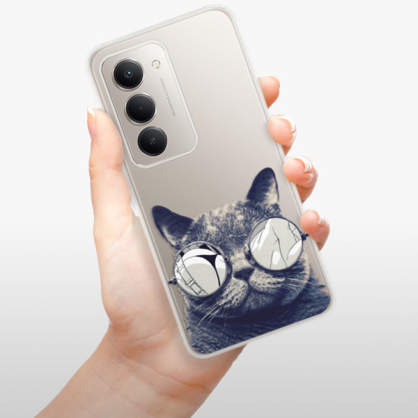 Silikonový kryt iSaprio - Xiaomi Redmi 15 - Crazy Cat 01