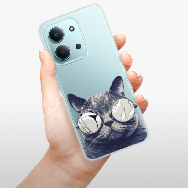 Silikonový kryt iSaprio - Xiaomi Redmi 15C - Crazy Cat 01