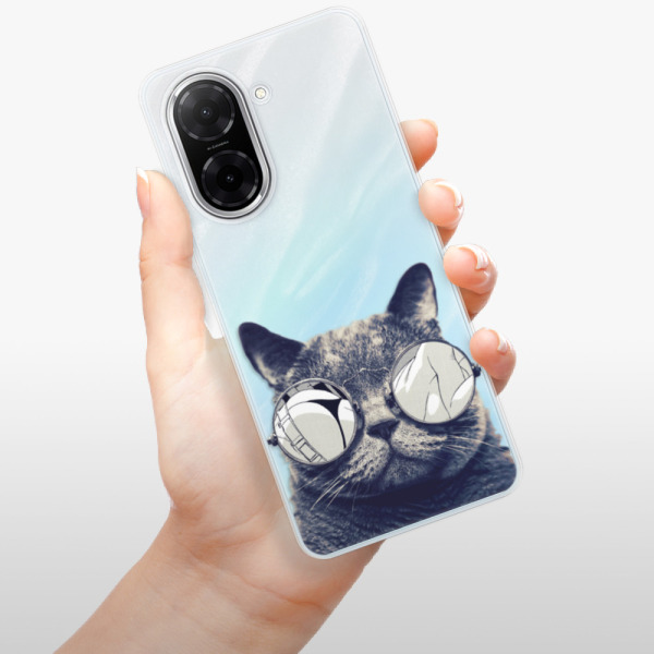 Silikonový kryt iSaprio - Xiaomi Redmi A5 - Crazy Cat 01