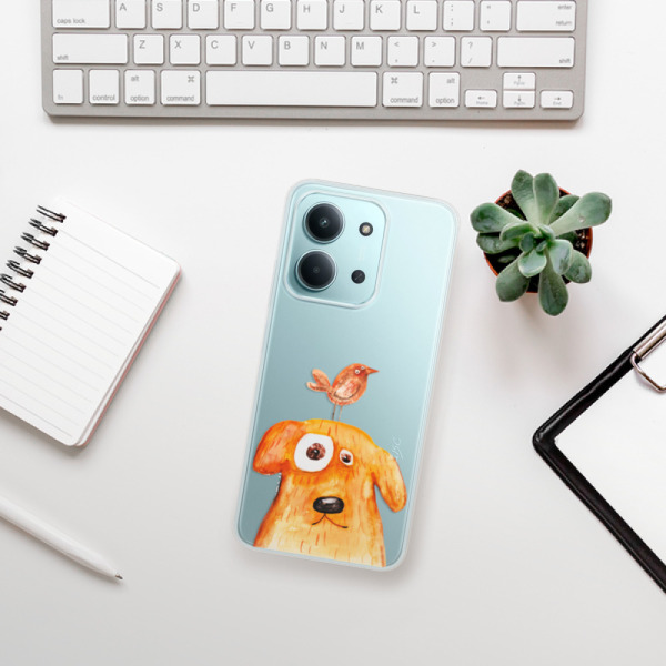 Silikonový kryt iSaprio - Xiaomi Redmi 15C - Dog And Bird