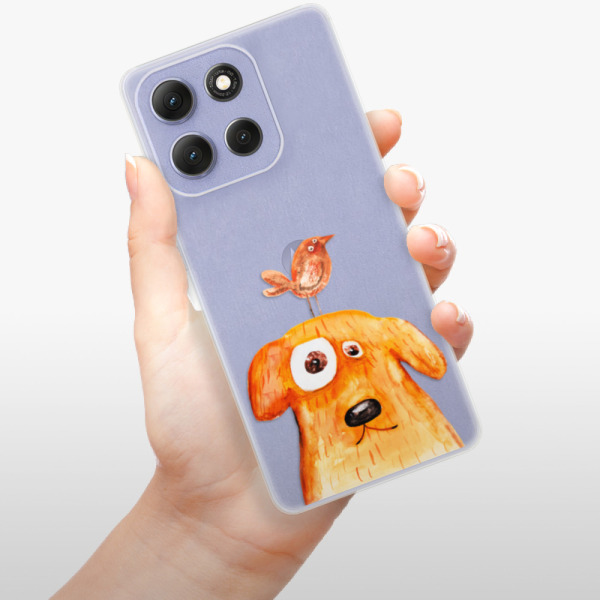 Silikonový kryt iSaprio - Motorola Moto G86 5G - Dog And Bird