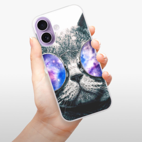 Silikonový kryt iSaprio - Apple iPhone 17 - Galaxy Cat