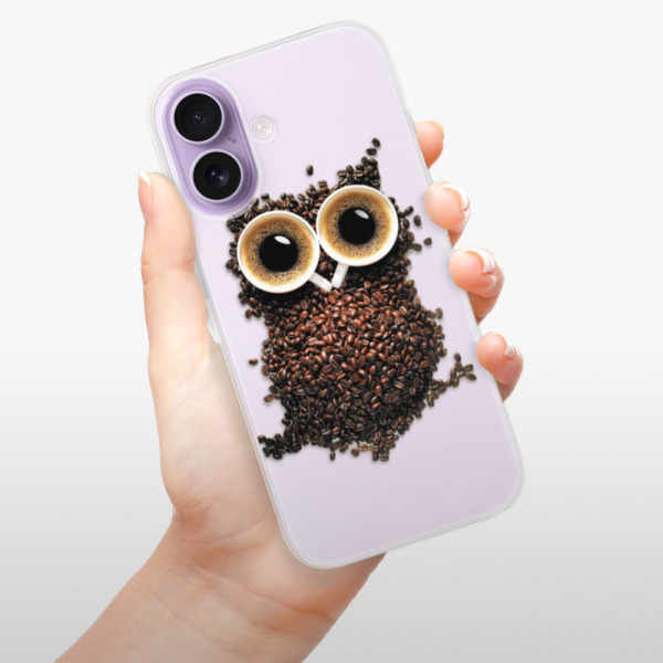 Silikonový kryt iSaprio - Apple iPhone 17 - Owl And Coffee