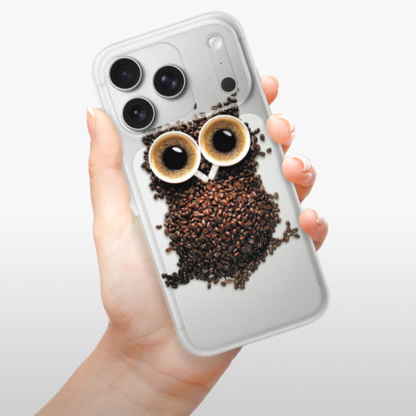 Silikonový kryt iSaprio - Apple iPhone 17 Pro - Owl And Coffee