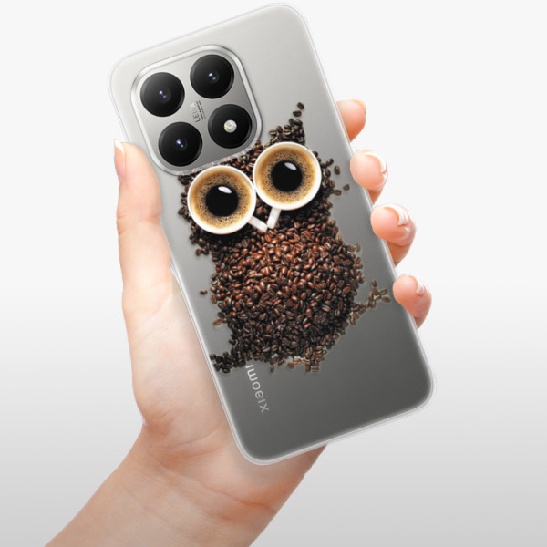 Silikonový kryt iSaprio - Xiaomi 15T - Owl And Coffee
