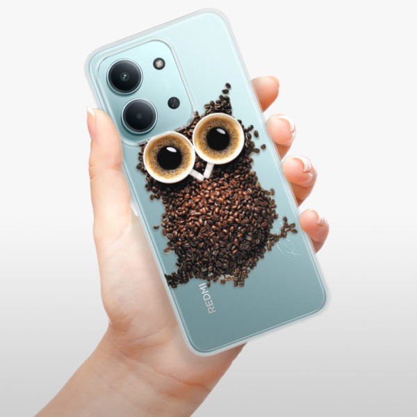 Silikonový kryt iSaprio - Xiaomi Redmi 15C - Owl And Coffee