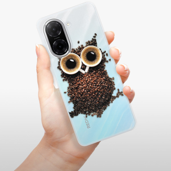 Silikonový kryt iSaprio - Xiaomi Redmi A5 - Owl And Coffee