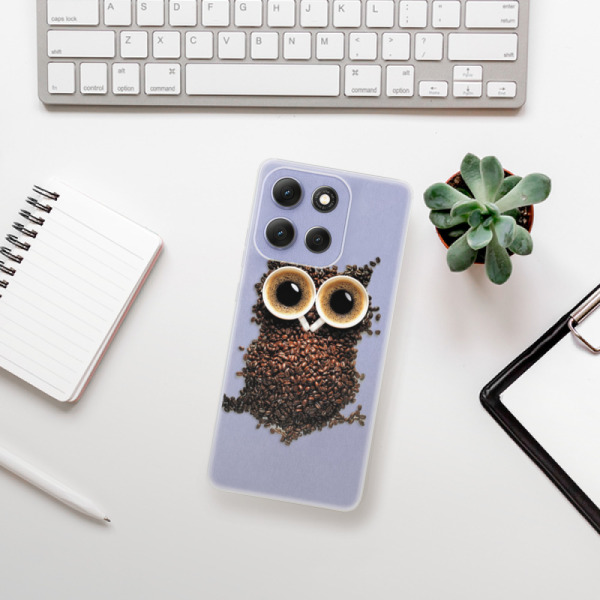 Silikonový kryt iSaprio - Motorola Moto G86 5G - Owl And Coffee