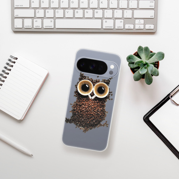 Silikonový kryt iSaprio - Google Pixel 10 / 10 Pro - Owl And Coffee