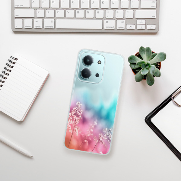 Silikonový kryt iSaprio - Xiaomi Redmi 15C - Rainbow Grass