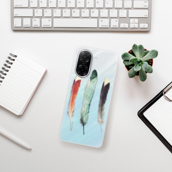 Silikonový kryt iSaprio - Xiaomi Redmi A5 - Tři pírka