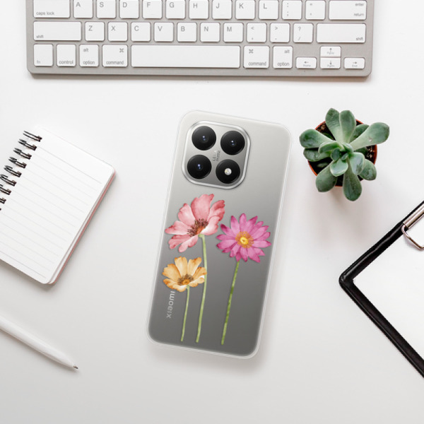 Silikonový kryt iSaprio - Xiaomi 15T - Tři květiny