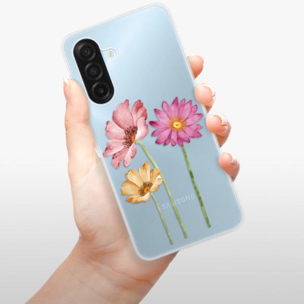 Silikonový kryt iSaprio - Samsung Galaxy A17 / A17 5G - Tři květiny