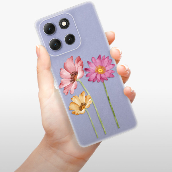 Silikonový kryt iSaprio - Motorola Moto G86 5G - Tři květiny
