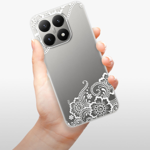 Silikonový kryt iSaprio - Xiaomi 15T - White Lace 02